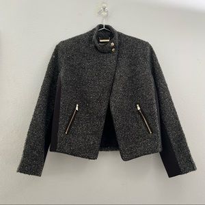 JUICY COUTURE Black Label Lurex Boucle Funnel Neck Jacket NWT - Size SMALL